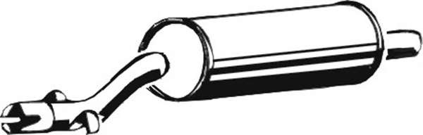 Глушитель выхлопных газов конечный