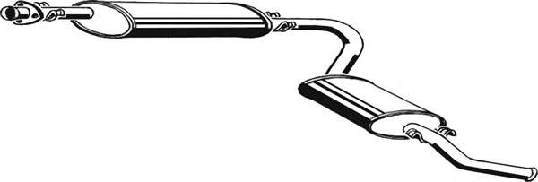 Глушитель выхлопных газов конечный