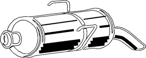 Глушитель выхлопных газов конечный