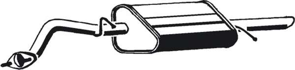 Глушитель выхлопных газов конечный