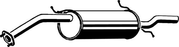 Глушитель выхлопных газов конечный