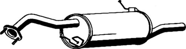 Глушитель выхлопных газов конечный