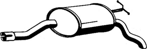 Глушитель выхлопных газов конечный