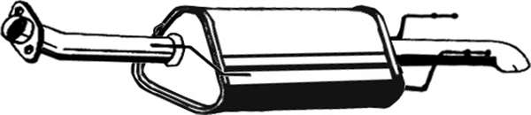 Глушитель выхлопных газов конечный