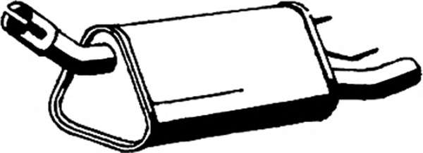 Глушитель выхлопных газов конечный