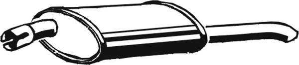 Глушитель выхлопных газов конечный