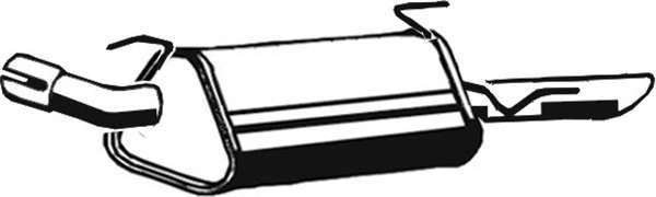 Глушитель выхлопных газов конечный