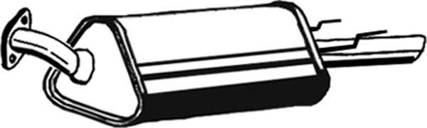 Глушитель выхлопных газов конечный