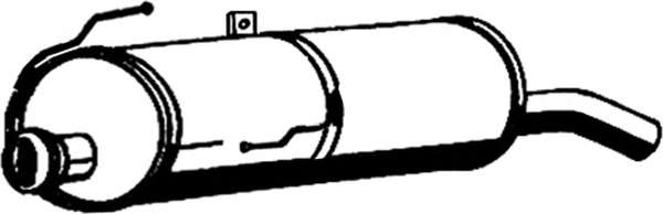 Глушитель выхлопных газов конечный