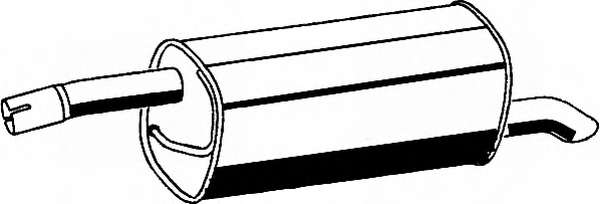 Глушитель выхлопных газов конечный