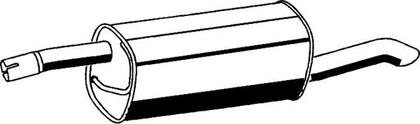 Глушитель выхлопных газов конечный