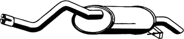 Глушитель выхлопных газов конечный