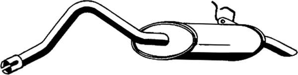 Глушитель выхлопных газов конечный