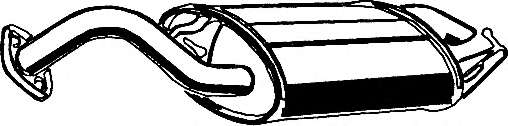 Глушитель выхлопных газов конечный