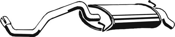 Глушитель выхлопных газов конечный