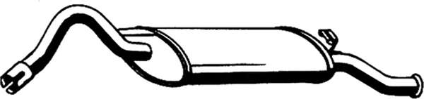 Глушитель выхлопных газов конечный
