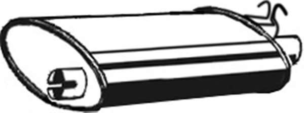 Глушитель выхлопных газов конечный