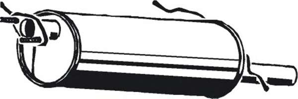 Глушитель выхлопных газов конечный