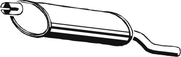 Глушитель выхлопных газов конечный