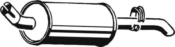 Глушитель выхлопных газов конечный