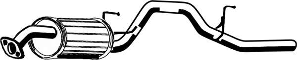 Глушитель выхлопных газов конечный