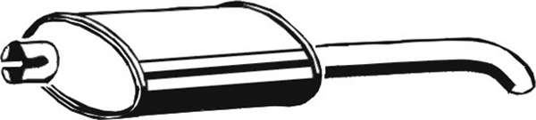 Глушитель выхлопных газов конечный