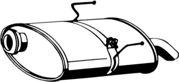 Глушитель выхлопных газов конечный