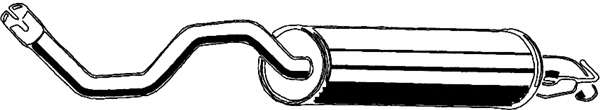 Глушитель выхлопных газов конечный