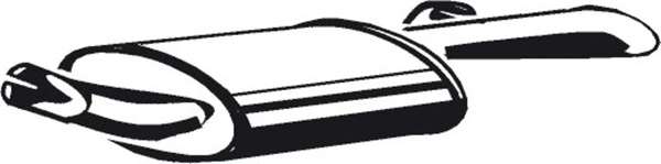 Глушитель выхлопных газов конечный