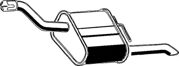 Глушитель выхлопных газов конечный