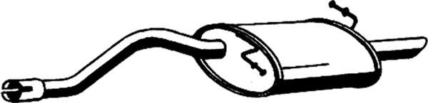 Глушитель выхлопных газов конечный