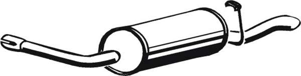 Глушитель выхлопных газов конечный