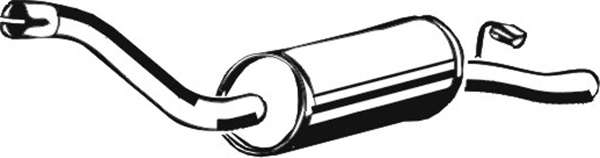 Глушитель выхлопных газов конечный