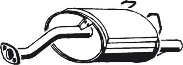 Глушитель выхлопных газов конечный