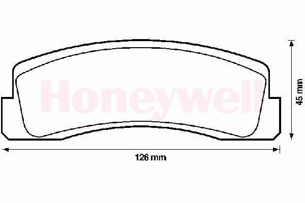 Комплект тормозных колодок, дисковый тормоз