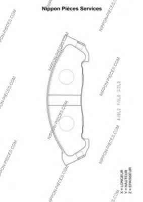 Комплект тормозных колодок, дисковый тормоз