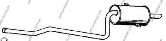 Глушитель выхлопных газов конечный