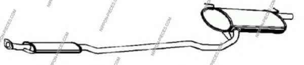 Глушитель выхлопных газов конечный