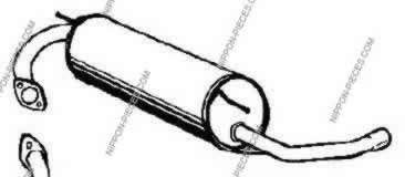 Глушитель выхлопных газов конечный
