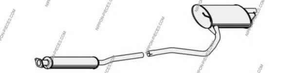 Глушитель выхлопных газов конечный