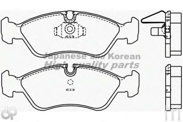 Комплект тормозных колодок, дисковый тормоз