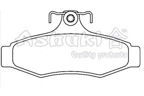 Комплект тормозных колодок, дисковый тормоз