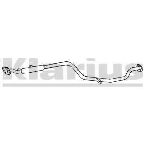 Средний глушитель выхлопных газов