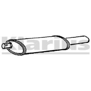 Глушитель выхлопных газов конечный