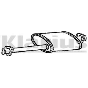 Средний глушитель выхлопных газов