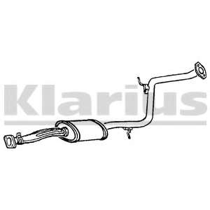 Средний глушитель выхлопных газов