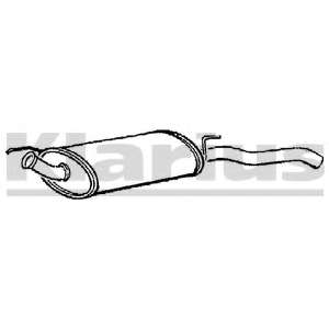 Глушитель выхлопных газов конечный