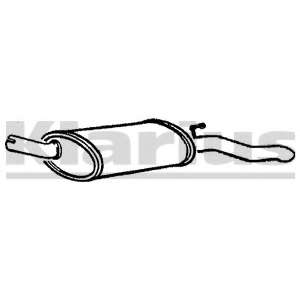 Глушитель выхлопных газов конечный