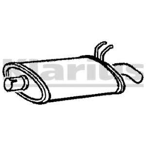 Глушитель выхлопных газов конечный