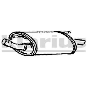 Глушитель выхлопных газов конечный